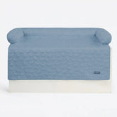 Frostcoreâ„¢ Cooling Couch Cover Dog Bed - Hearts Ash Blue