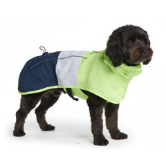 Breatheshield™ Dog Raincoat - Lime White Navy