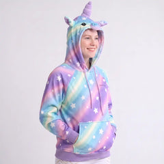 Halloween Human Hoodie - Unicorn (2)