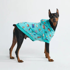 The Australia Dog Hoodie - Teal