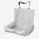 Frostcoreâ„¢ Dog Cooling Car Seat Bed - Hearts Grey