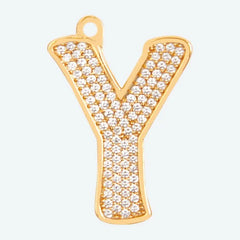 Initial Letter Jewelry Tag - Y