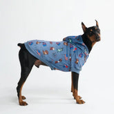 The USA Dog Hoodie - Blue