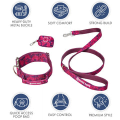 Comfort Control Collar Set - Fuchsia Camo