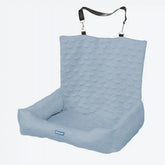 Frostcoreâ„¢ Dog Cooling Car Seat Bed - Hearts Ash Blue