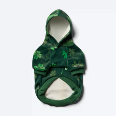St. Paddy's Dog Hoodie - Dark Green (Limited Edition)