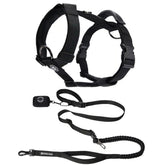 Comfort Control No-Pull Dog Harness and Multipurpose Leash Set - Black