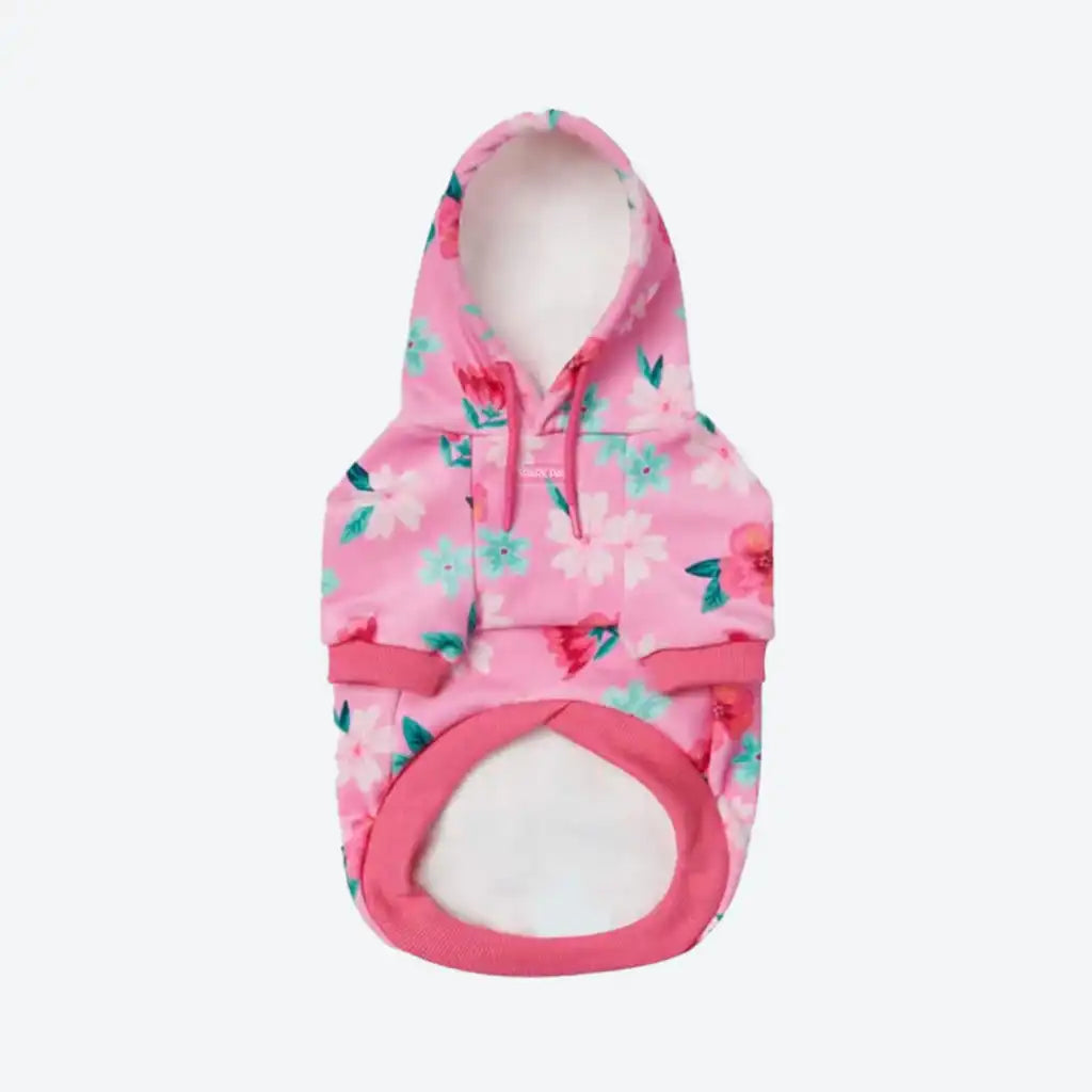 Blossom Dog Hoodie - Pink