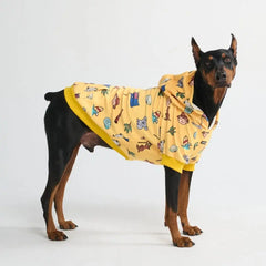 The Australia Dog Hoodie - Yellow
