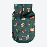 The Germany Dog Hoodie - Dark Green