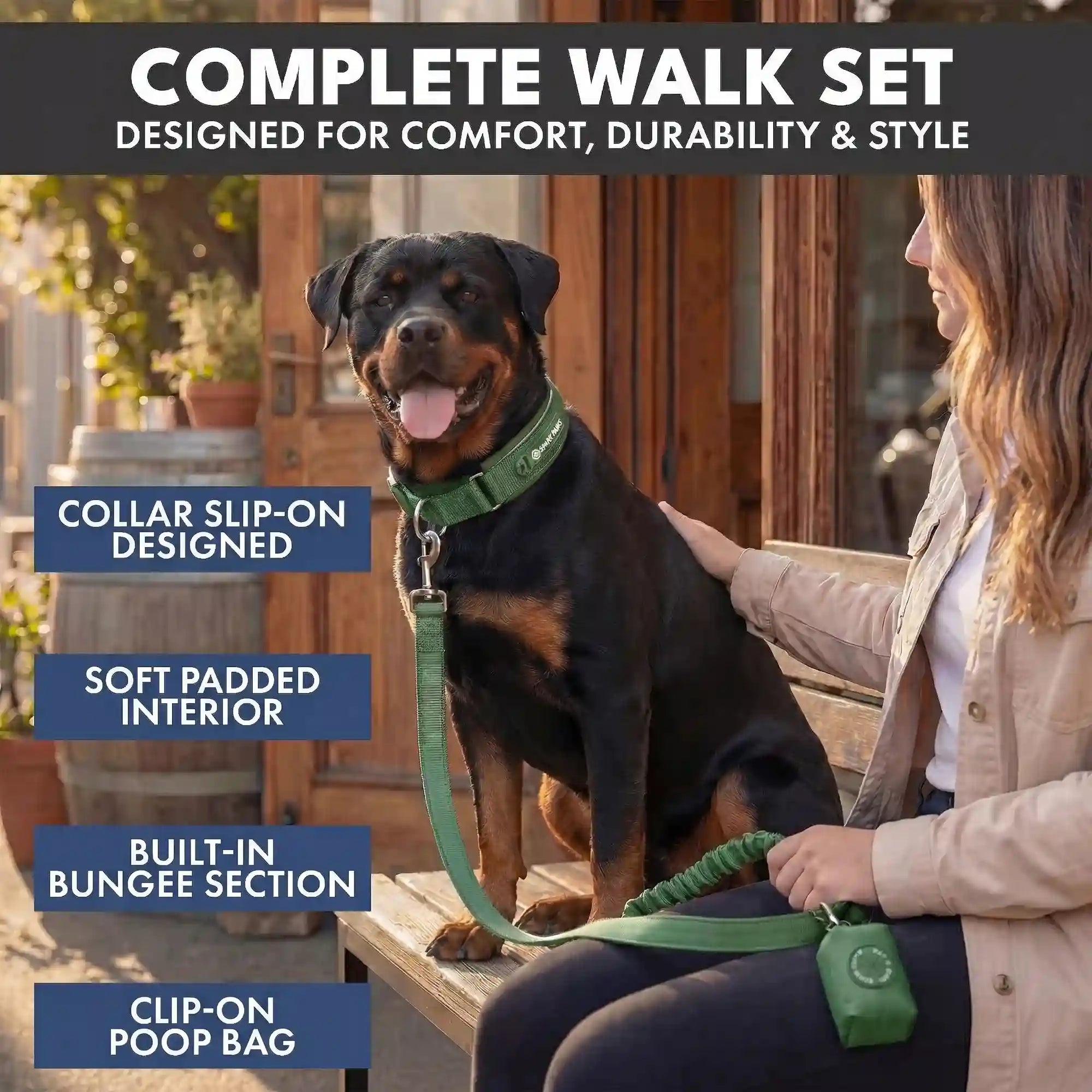 Martingale Collar and Multipurpose Leash Sets
