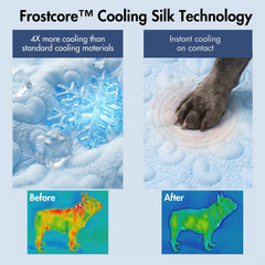 Frostcore™ Cooling Mat (2-pack) - Hearts Blue & Waffle Blue