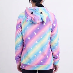 Halloween Human Hoodie - Unicorn (2)