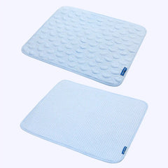 Frostcore™ Cooling Mat (2-pack) - Hearts Blue & Waffle Blue