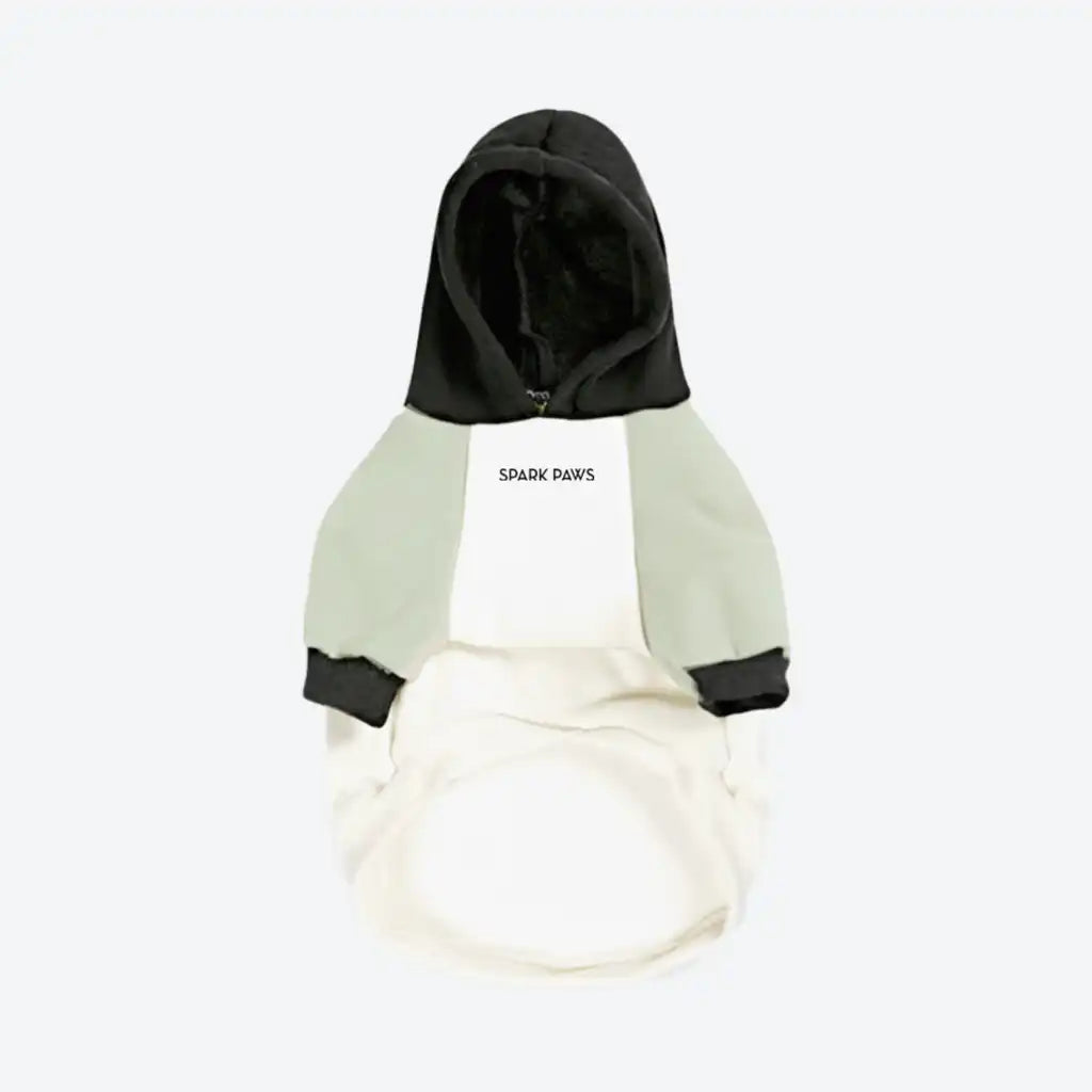 Olive Cream Dog Hoodie