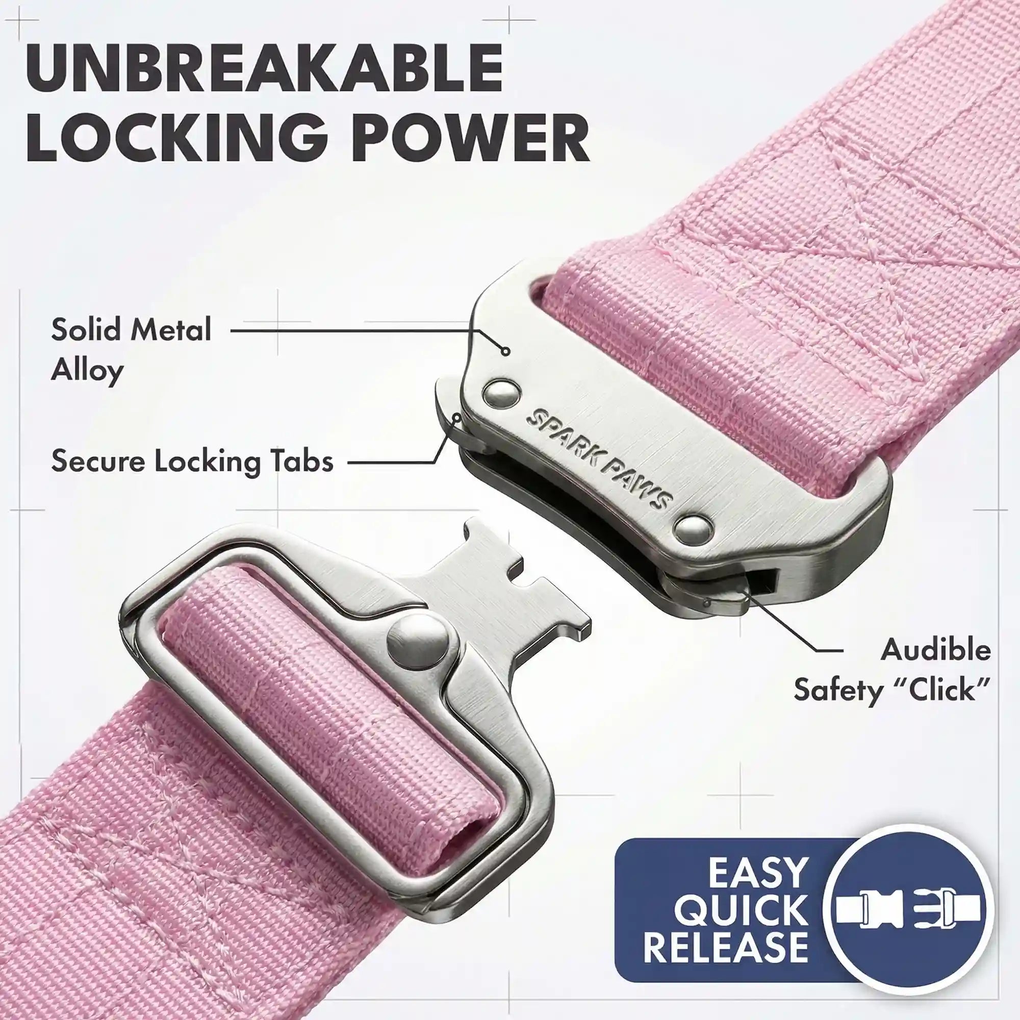 Comfort Control Collar and Multipurpose Leash Set - Pink