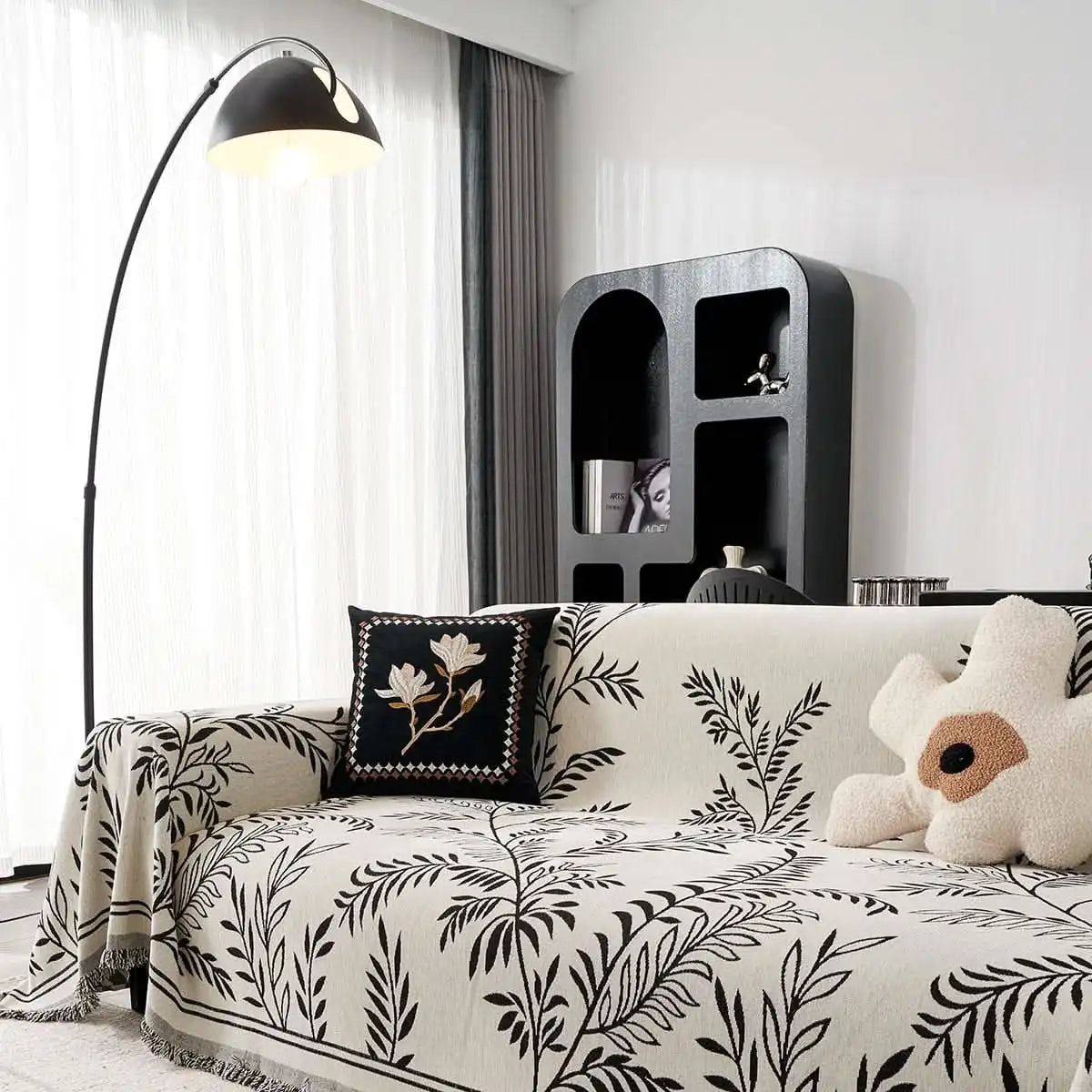 Pet Couch Cover - Willow Black