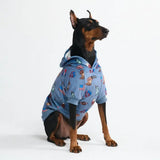 The USA Dog Hoodie - Blue