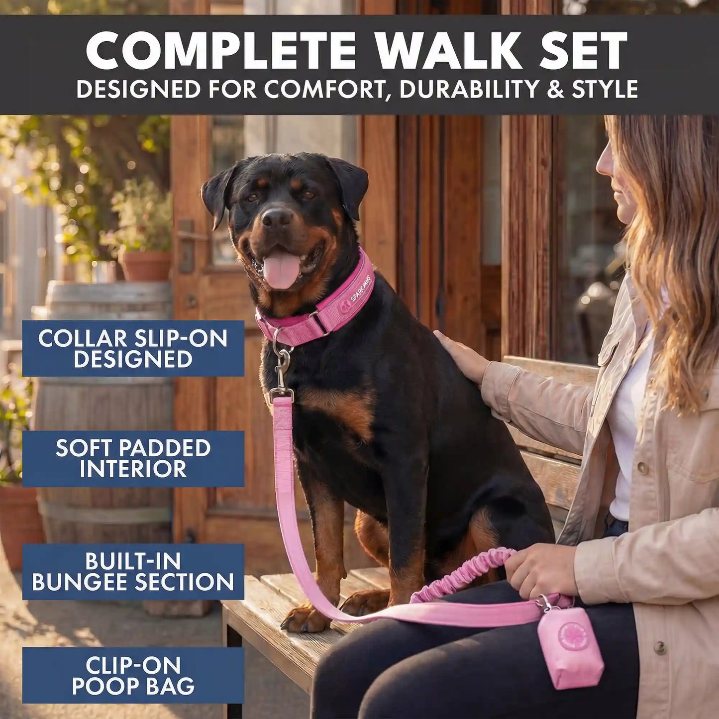 Martingale Collar and Multipurpose Leash Sets