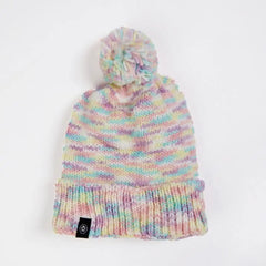 Human Pompom Hat - Pastel Icing