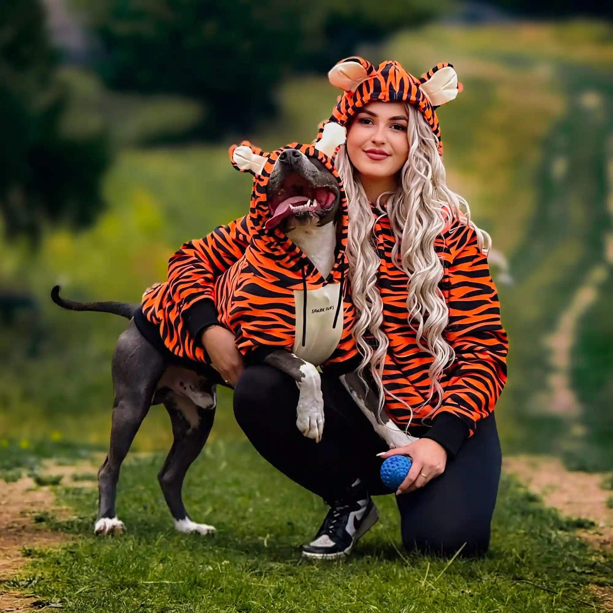 Halloween Dog Hoodie - Tiger