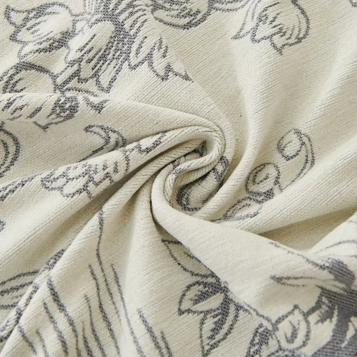 Pet Couch Cover - Lily of The Valley Grey