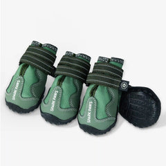 365 All-Season Dog Shoe 4PC Set - Green