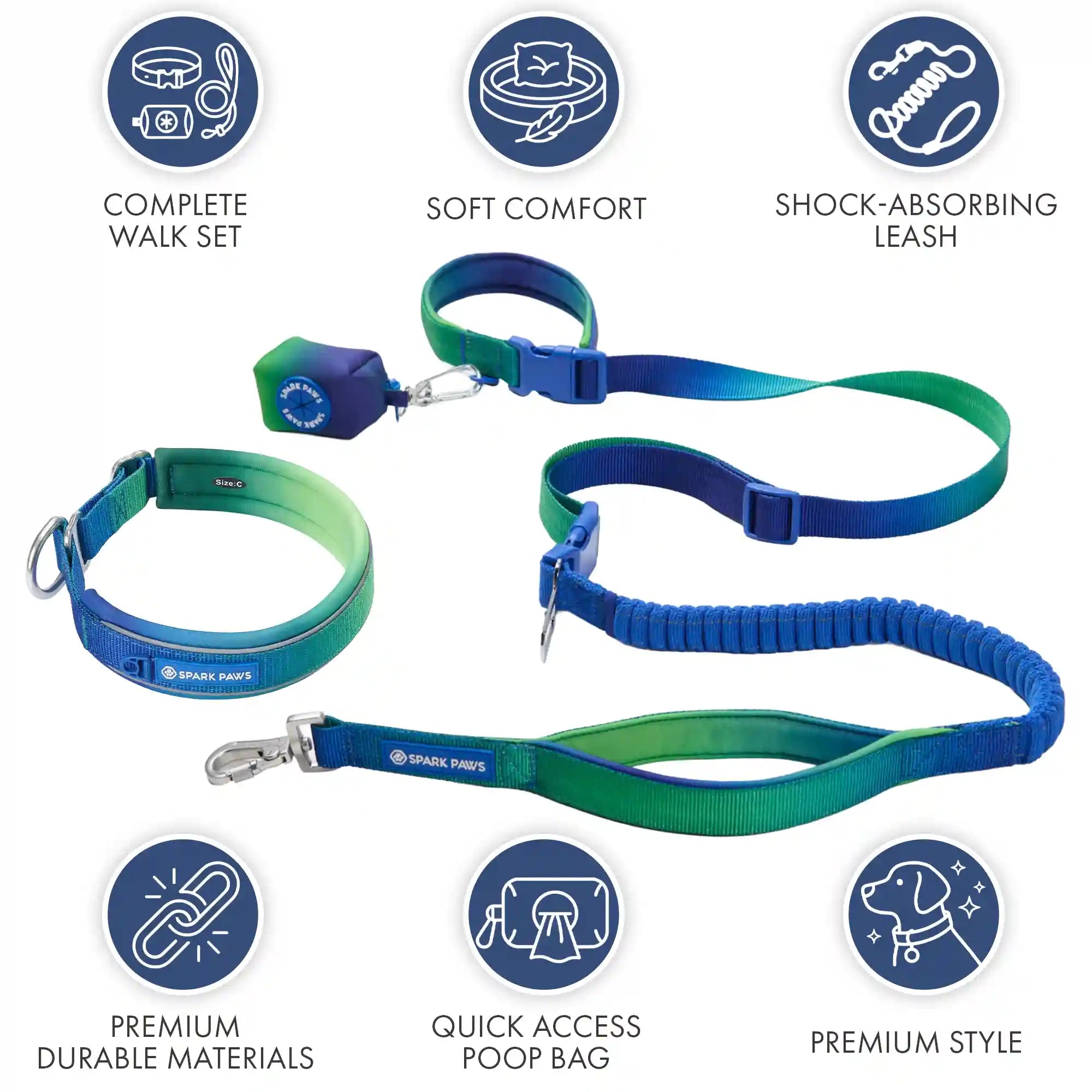 Martingale Collar and Multipurpose Leash Sets