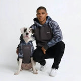 Grey Camo Dog Hoodie