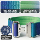 Comfort Control Collar and Multipurpose Leash Set - Lime Wave
