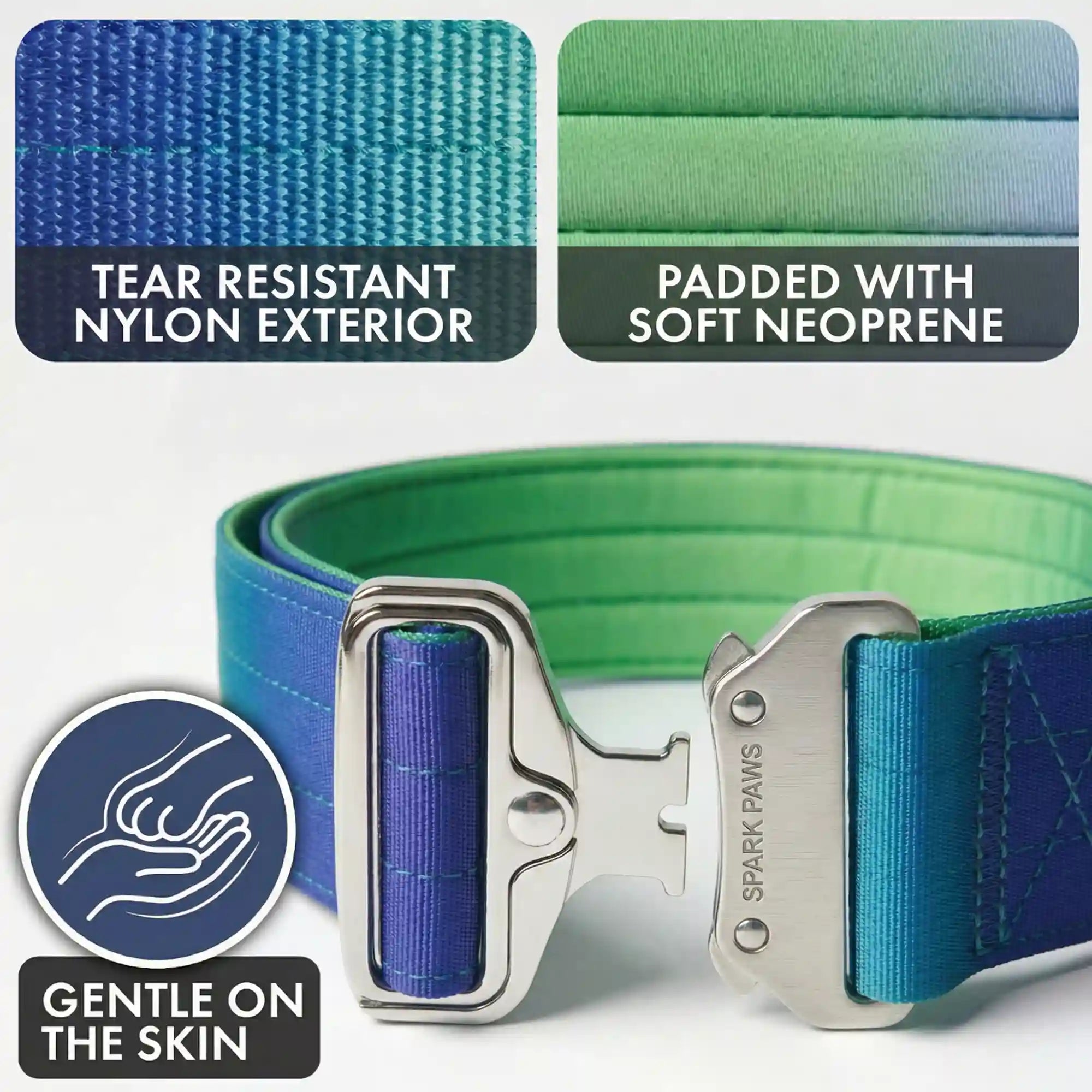 Comfort Control Collar and Multipurpose Leash Set - Lime Wave