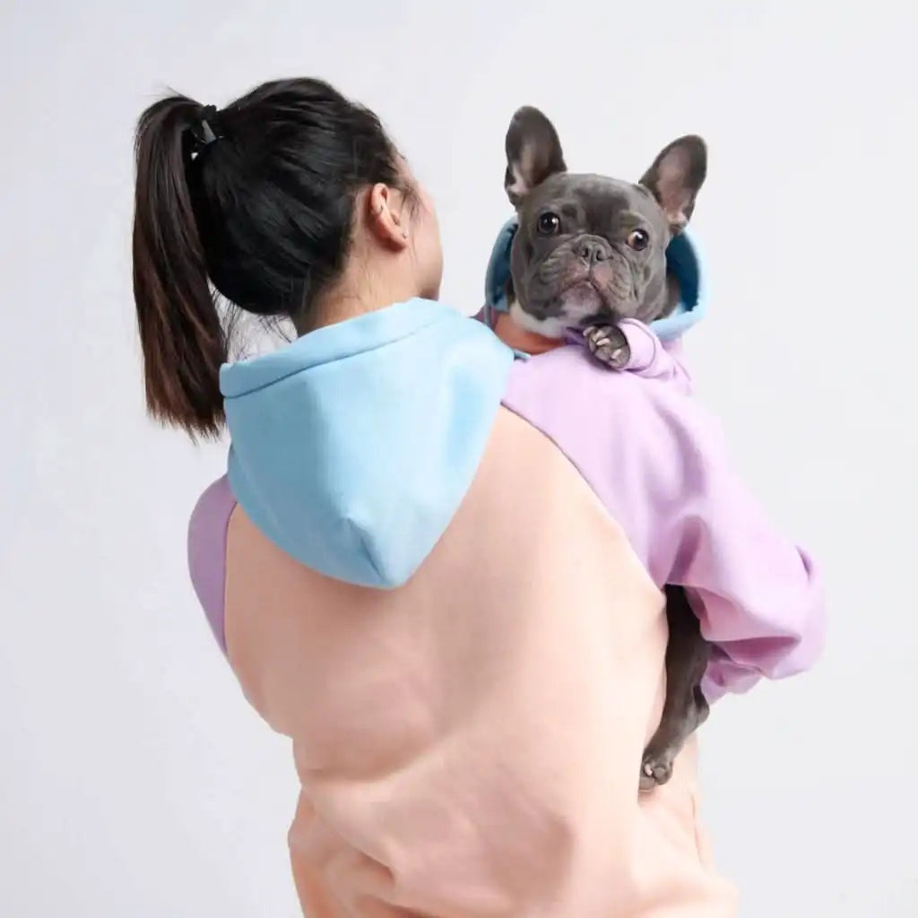 Cotton Candy Dog Hoodie