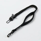 Multipurpose Seatbelt Handsfree Leash & Poop Bag Holder Set - Black