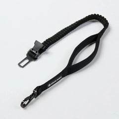 Multipurpose Seatbelt Handsfree Leash & Poop Bag Holder Set - Black