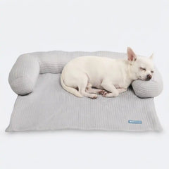 Frostcore™ Cooling Couch Cover Dog Bed - Waffle Grey