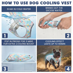 Dog Cooling Vest (2-pack) - Popsicles & Watermelon
