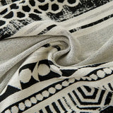 Pet Couch Cover - Modern Mosaic Black