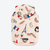 The France Dog Hoodie - Beige