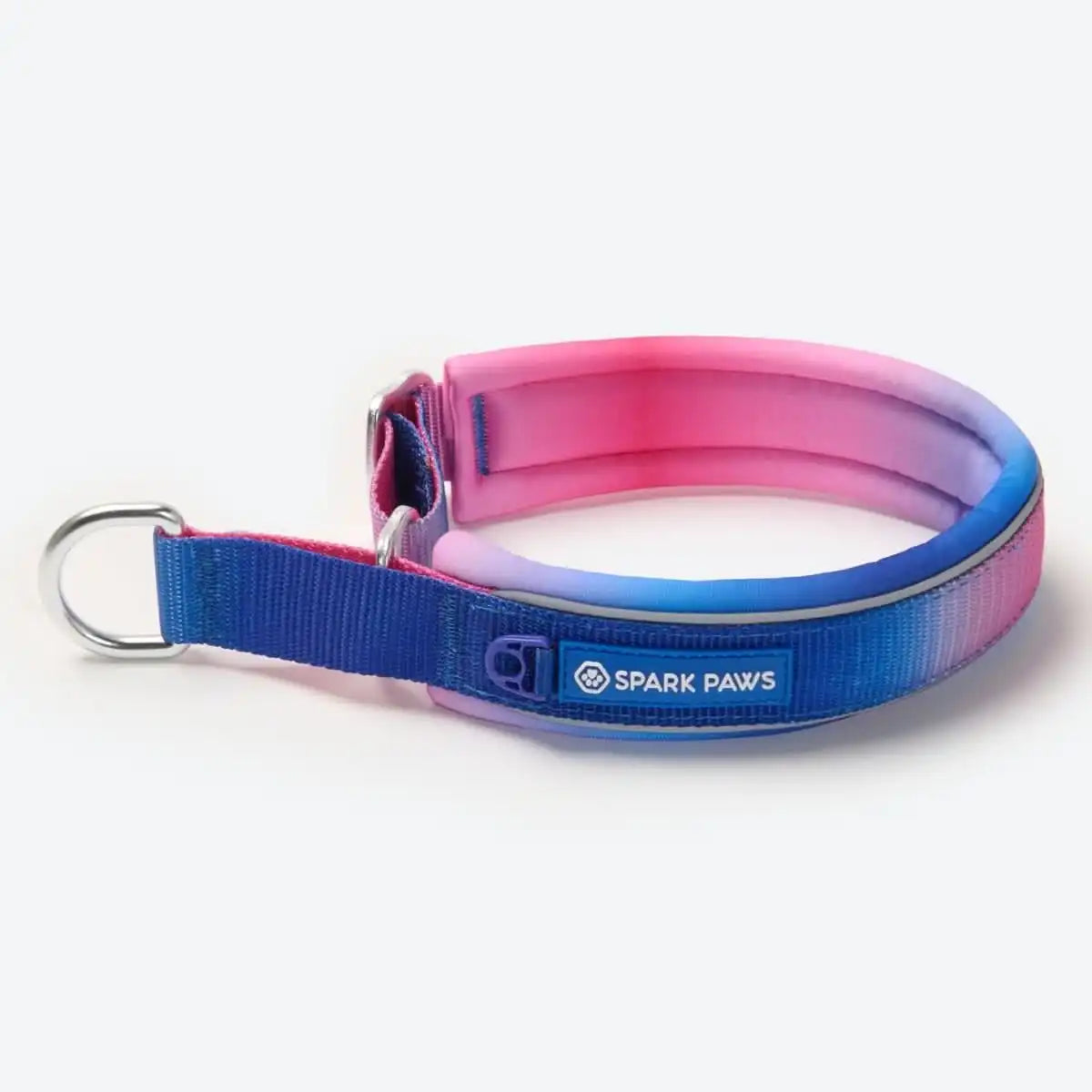 Cushioned Martingale Collar - Snow Cone