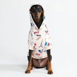 The France Dog Hoodie - Beige