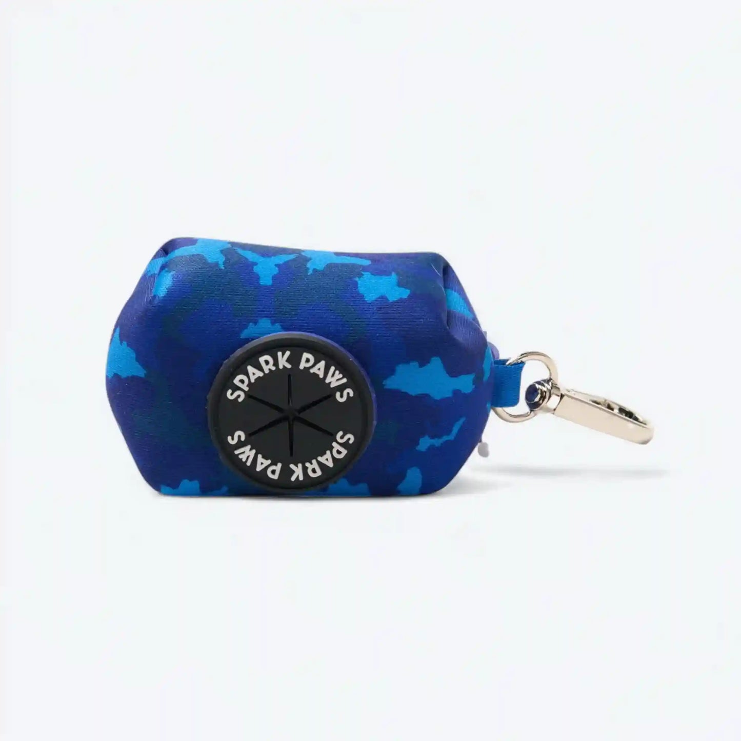 Leash and Poop Bag Holder Set - Blue Camo