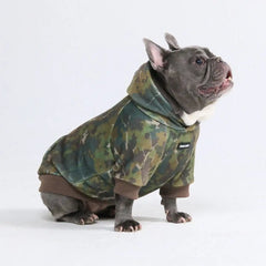 Concrete Wood Dog Hoodies