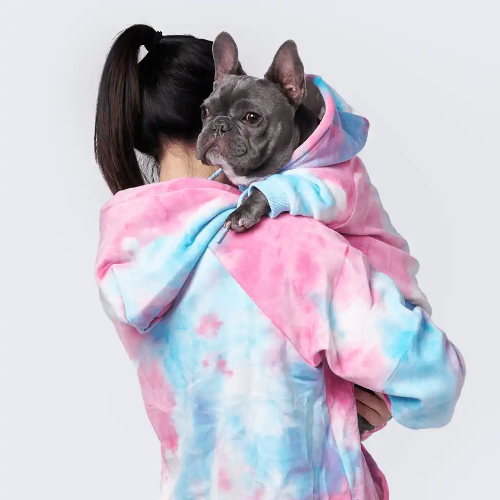 Velvet Dog Hoodie - Snow Cone