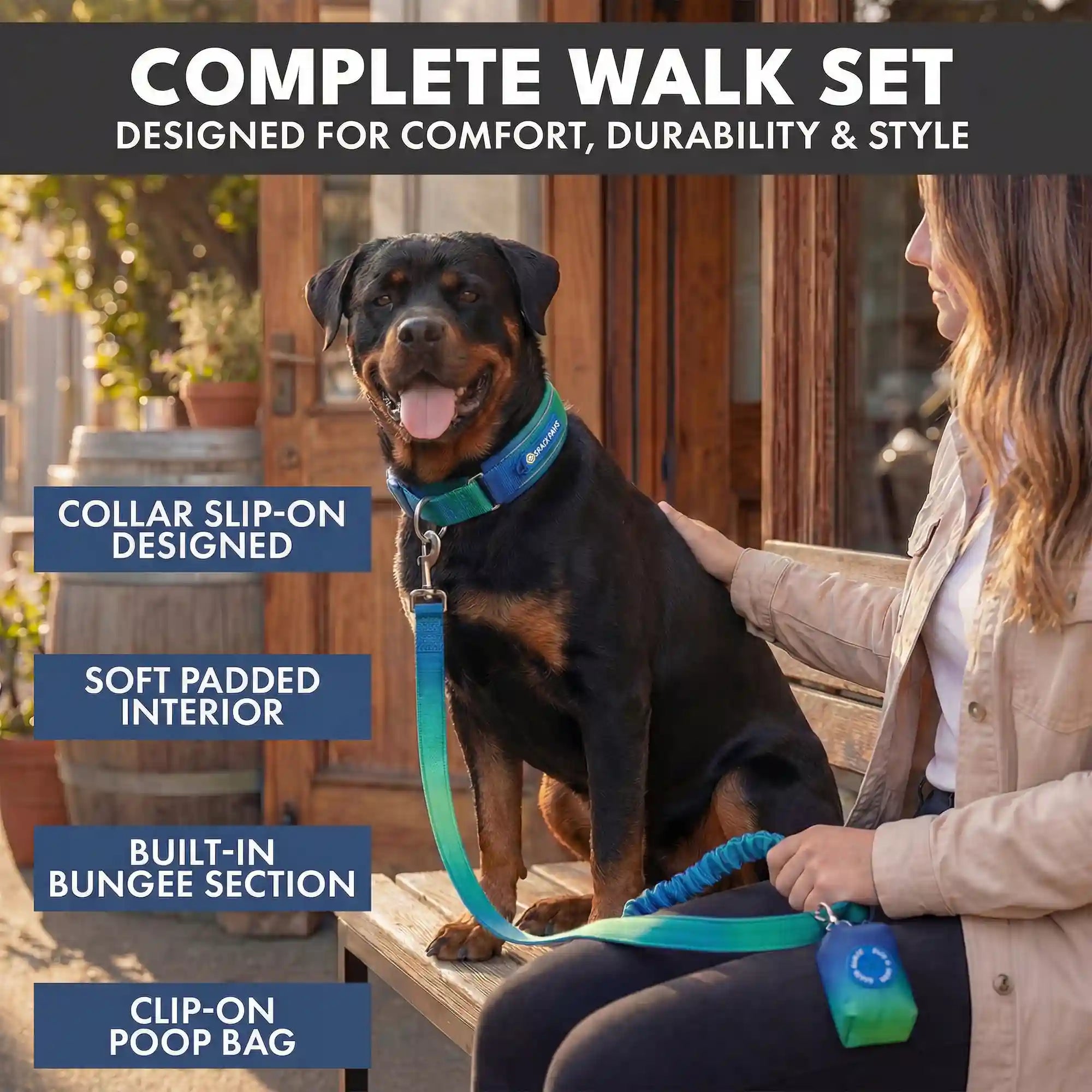 Martingale Collar and Multipurpose Leash Sets