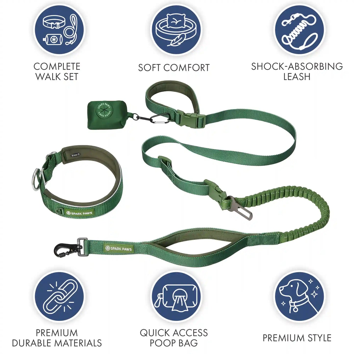 Martingale Collar and Multipurpose Leash Sets