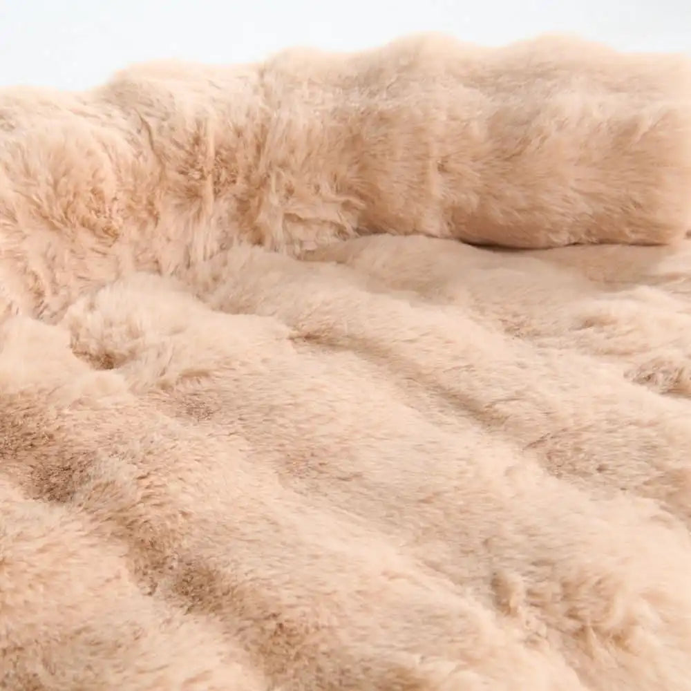 Calming Fluffy Couch Cover Dog Beds