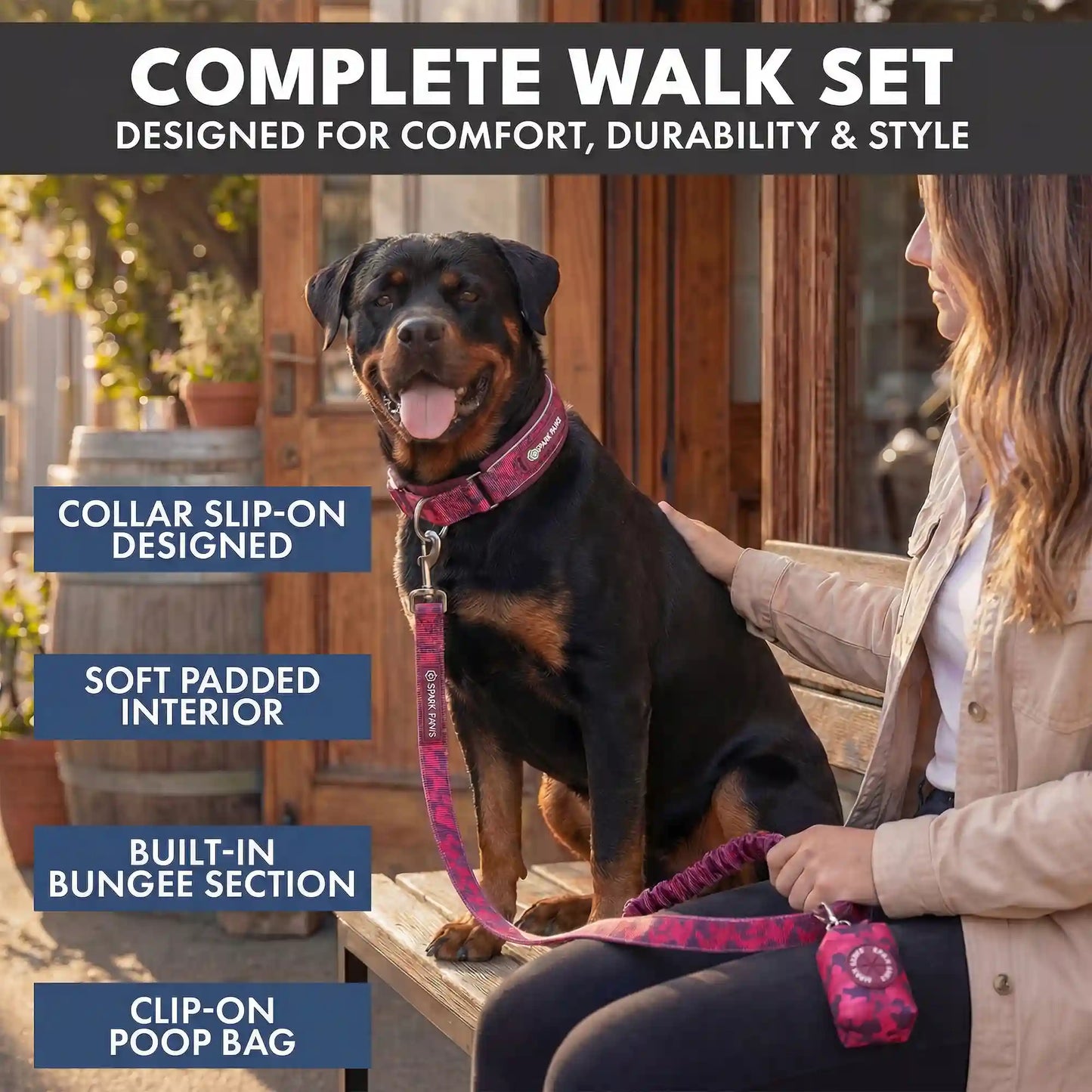 Martingale Collar and Multipurpose Leash Sets