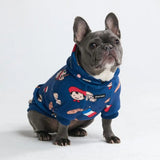 The France Dog Hoodie - Blue