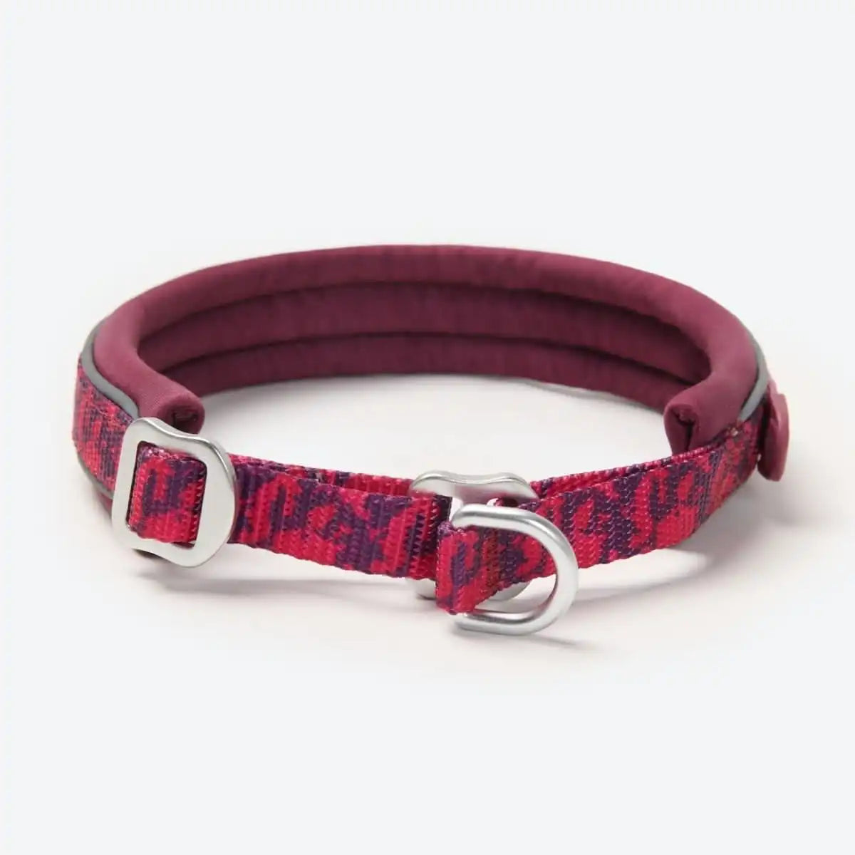Cushioned Martingale Collar - Fuchsia Camo