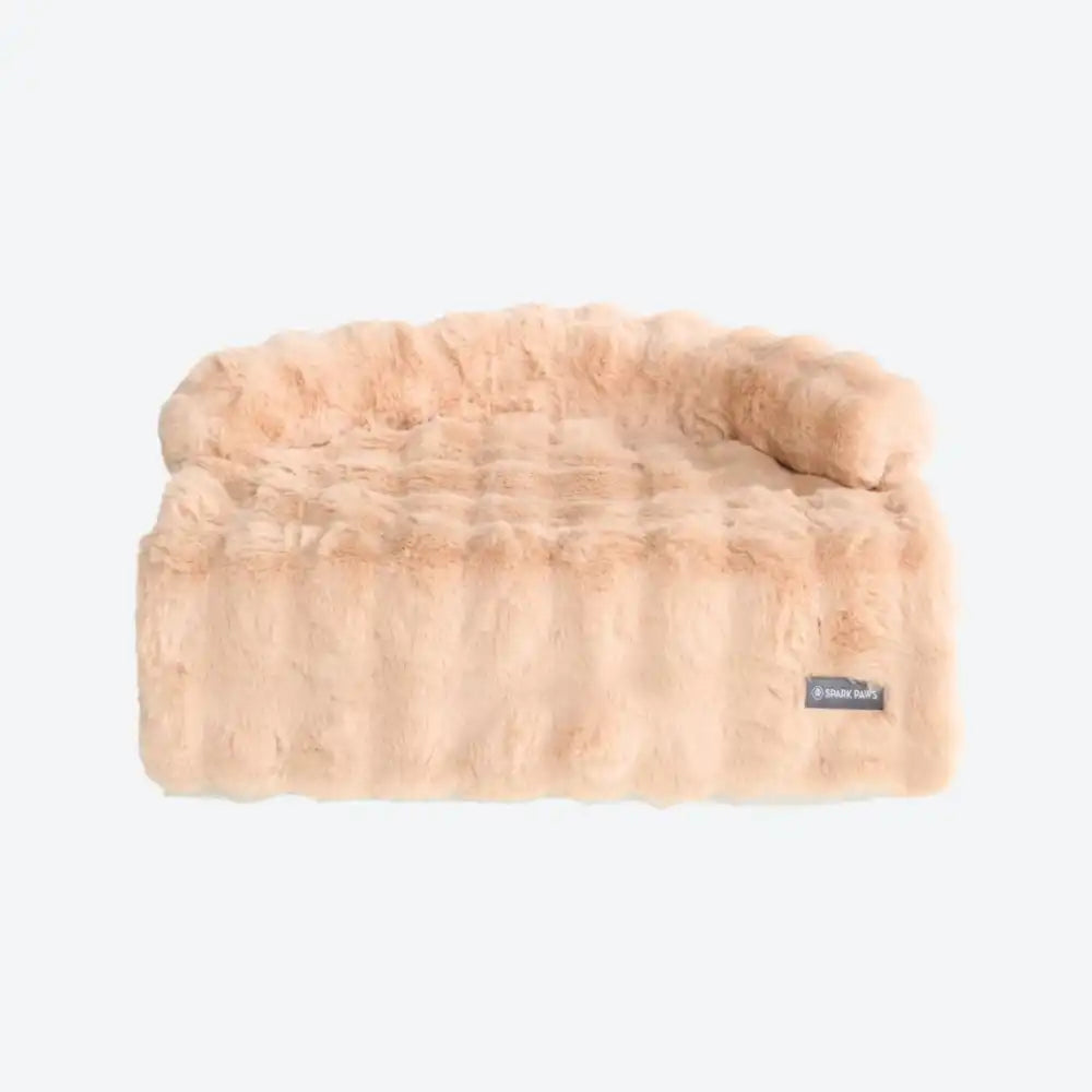 Calming Fluffy Couch Cover Dog Beds
